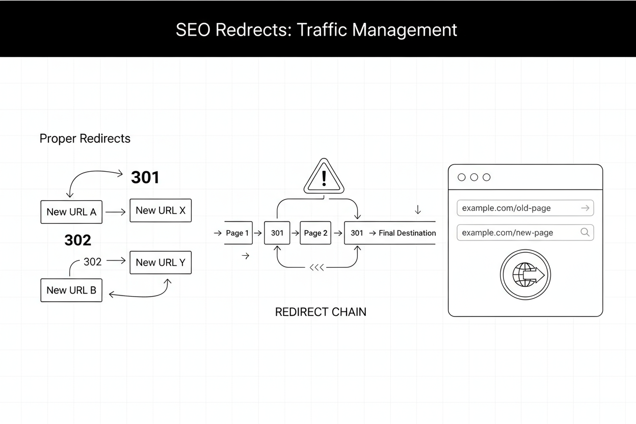 The Ultimate Guide to SEO Redirects (301, 302, Chains)